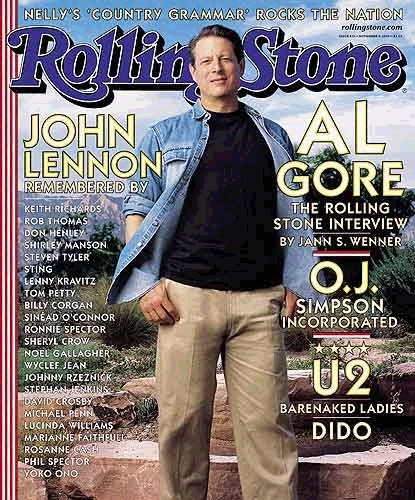 Al Gore Rolling Stone Cover