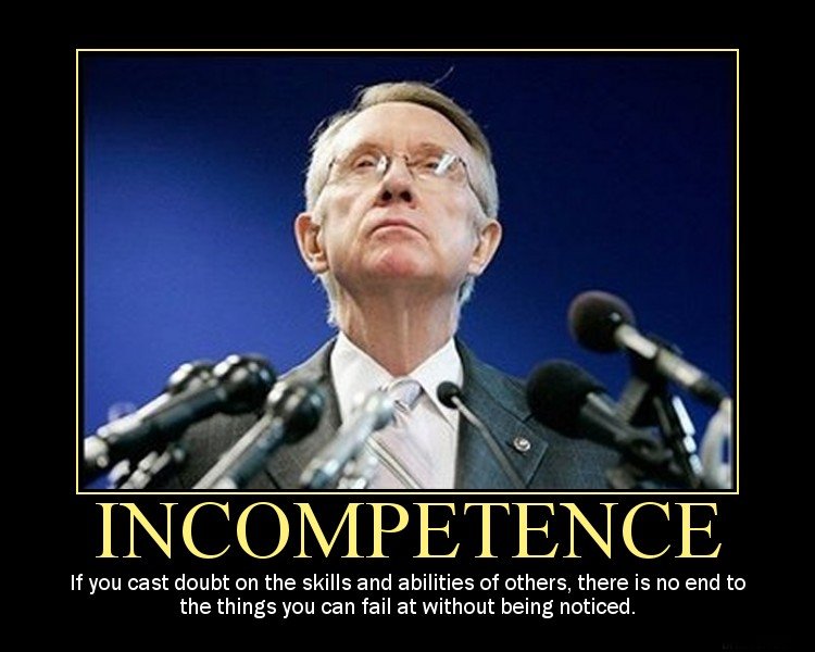 senator harry reid incompetence meme