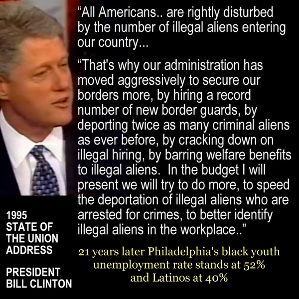 Bill Clinton on illegal aliens