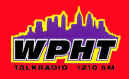 old wpht 1210 AM logo in red